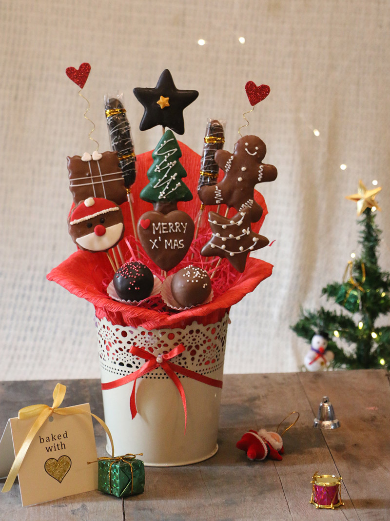 Cookie Bouquet Collection - Assorted Christmas Bouquet